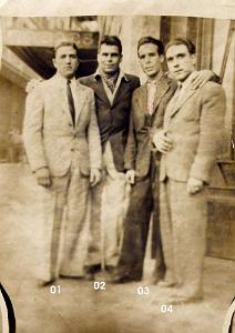 PEPE AUGUSTIN IBANEZ ET SES AMIS EN 1946